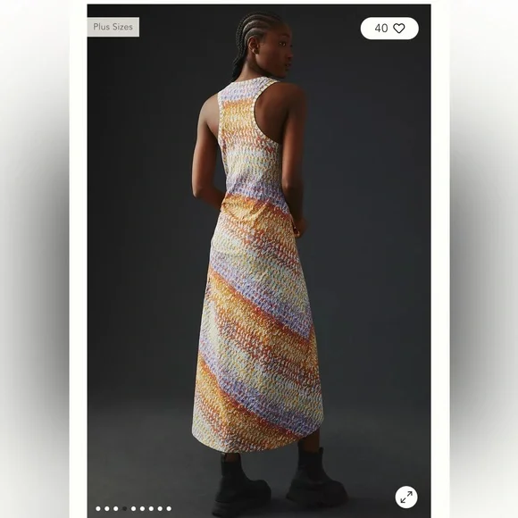 NWT Daily Practice by Anthropologie Mock-Neck Treasure Dress - Picture 7 of 14